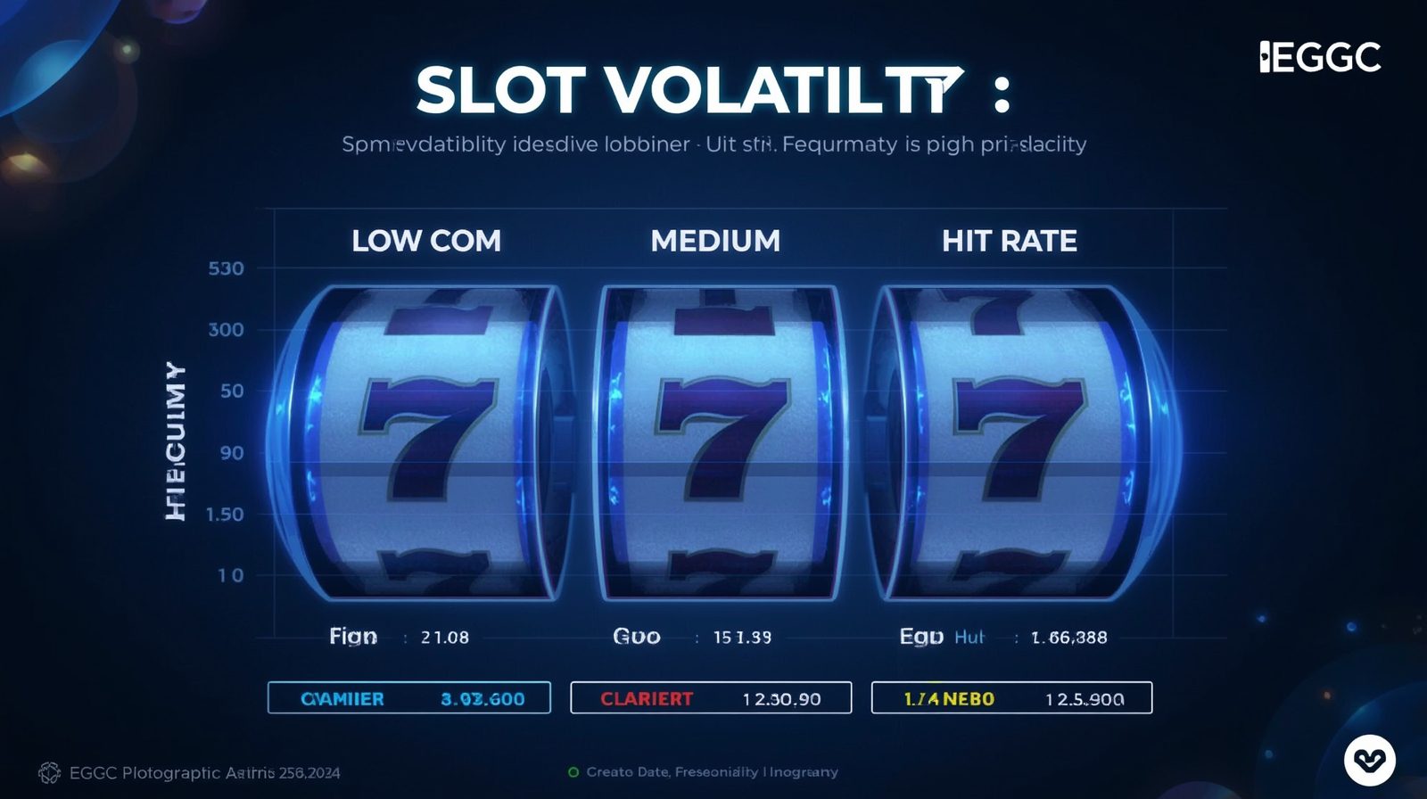 슬롯 변동성 인포그래픽
